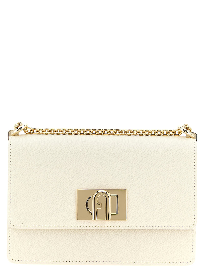 Furla White Calfskin Crossbody Bag