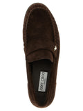 Jimmy Choo Brown Leather Slip-On Loafers