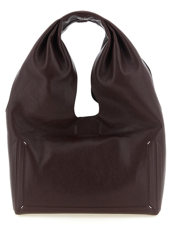 Maison Margiela Bordeaux Lamb Leather Shoulder Bag