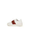 Valentino Garavani White Calf Leather Bos Taurus Low Top Sneakers