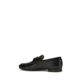 Valentino Garavani Black Calf Leather Bos Taurus Slip-On Loafers