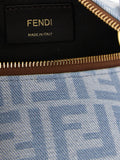Fendi Blue Cotton Handbag