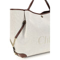 Chloé Beige Cotton Shoulder Bag