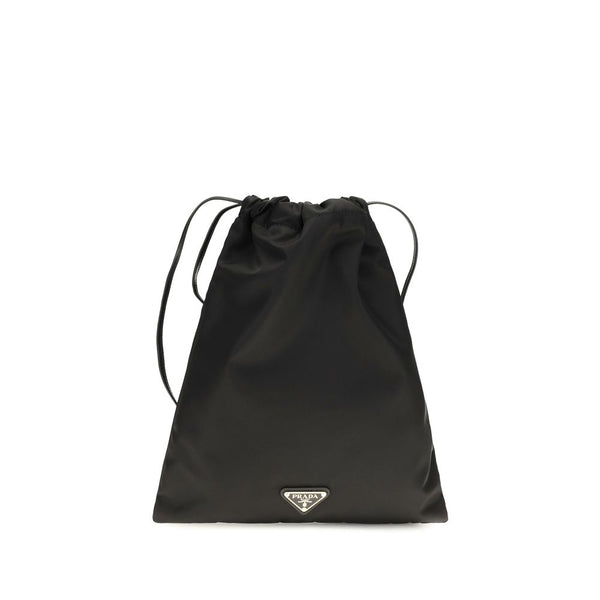 Prada Black Polyamide Clutch Bag