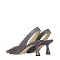 Jimmy Choo Gray Leather Heeled Sandals