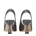 Jimmy Choo Gray Leather Heeled Sandals