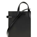 Valentino Garavani Black Calf Leather Bos Taurus Shoulder Bag