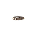 Valentino Garavani Brown Calf Leather Bos Taurus Bracelet