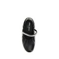 Jimmy Choo Black Calf Leather Bos Taurus Ballet Flats