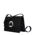 Jimmy Choo Black Leather Crossbody Bag