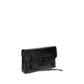 Balenciaga Black Lamb Ovis Aries Aries Clutch Bag