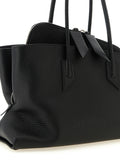 The Attico Black Bovine Leather Shoulder Bag