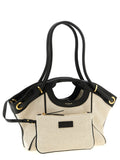 Balmain Bicolor Cotton Tote Bag