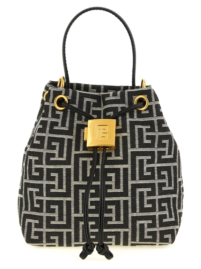 Balmain Bicolor Polyester Handbag