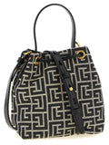 Balmain Bicolor Polyester Handbag