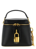 Balmain Black Buffalo Leather Handbag