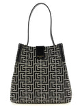 Balmain Bicolor Cotton Shoulder Bag