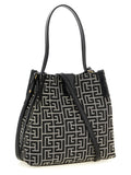 Balmain Bicolor Cotton Shoulder Bag