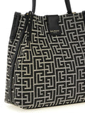 Balmain Bicolor Cotton Shoulder Bag