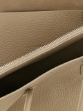 The Attico Beige Bovine Leather Shoulder Bag