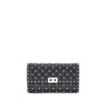Valentino Garavani Black Calf Leather Bos Taurus Shoulder Bag