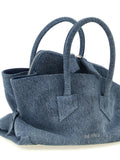 The Attico Blue Cotton Handbag