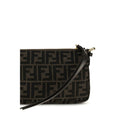 Fendi Brown Polyester Shoulder Bag