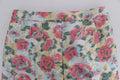 Dolce & Gabbana White Pink Floral Brocade Pants