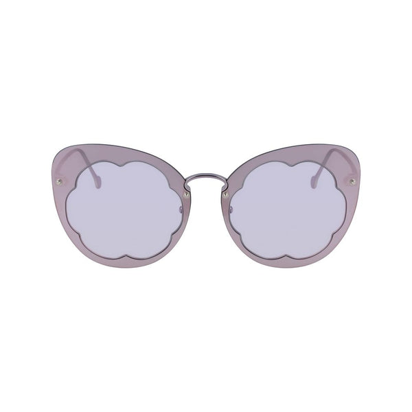 Salvatore Ferragamo Purple Metal Sunglasses