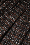 Dolce & Gabbana Multicolor High Waist Tartan Tweed Mini Skirt