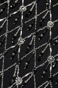 Dolce & Gabbana Black Cashmere Embellished Long Sleeves Top