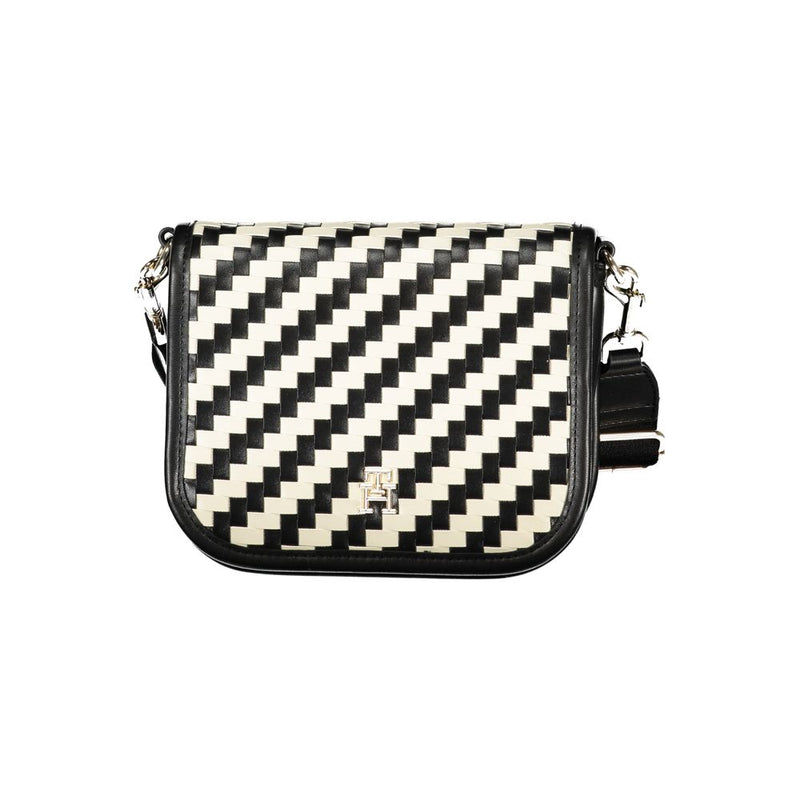 Tommy Hilfiger Black Polyurethane Women Handbag