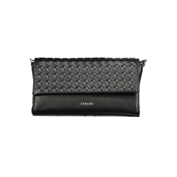 Calvin Klein \"Black Polyester Women Shoulder Bag\"
