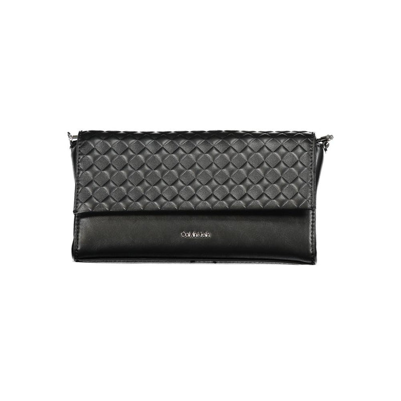 Calvin Klein \"Black Polyester Women Shoulder Bag\"