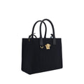 Versace Black Cotton Shoulder Bag