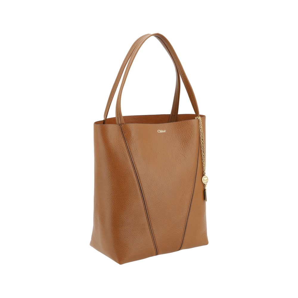 Chloé Brown Calf Leather Bos Taurus Shoulder Bag
