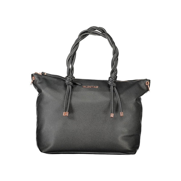 Mario Valentino \"Black Polyurethane Women's Bag\"