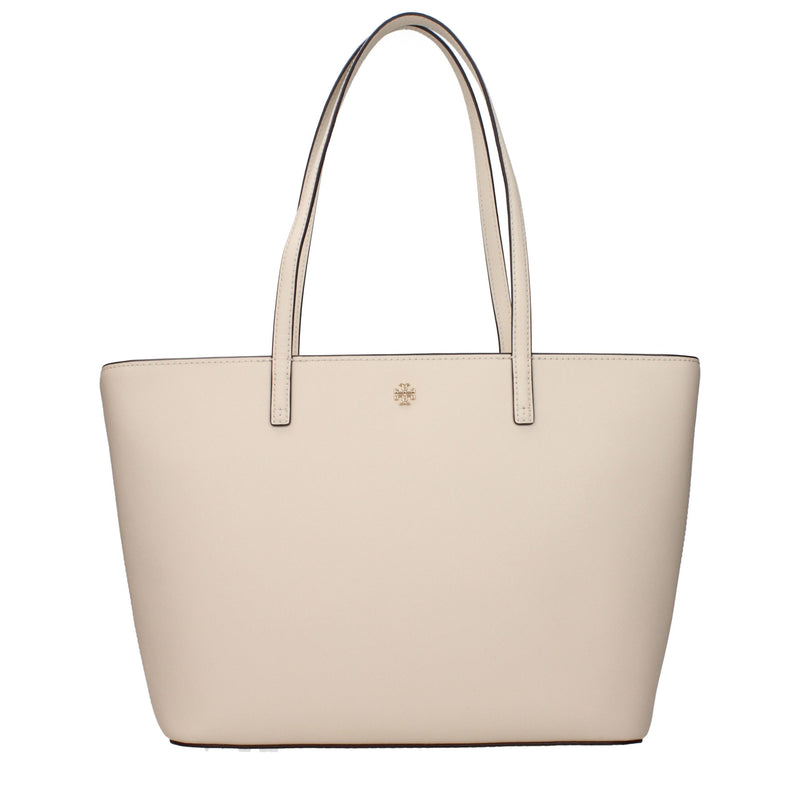 Tory Burch Beige Leather Shoulder Bag