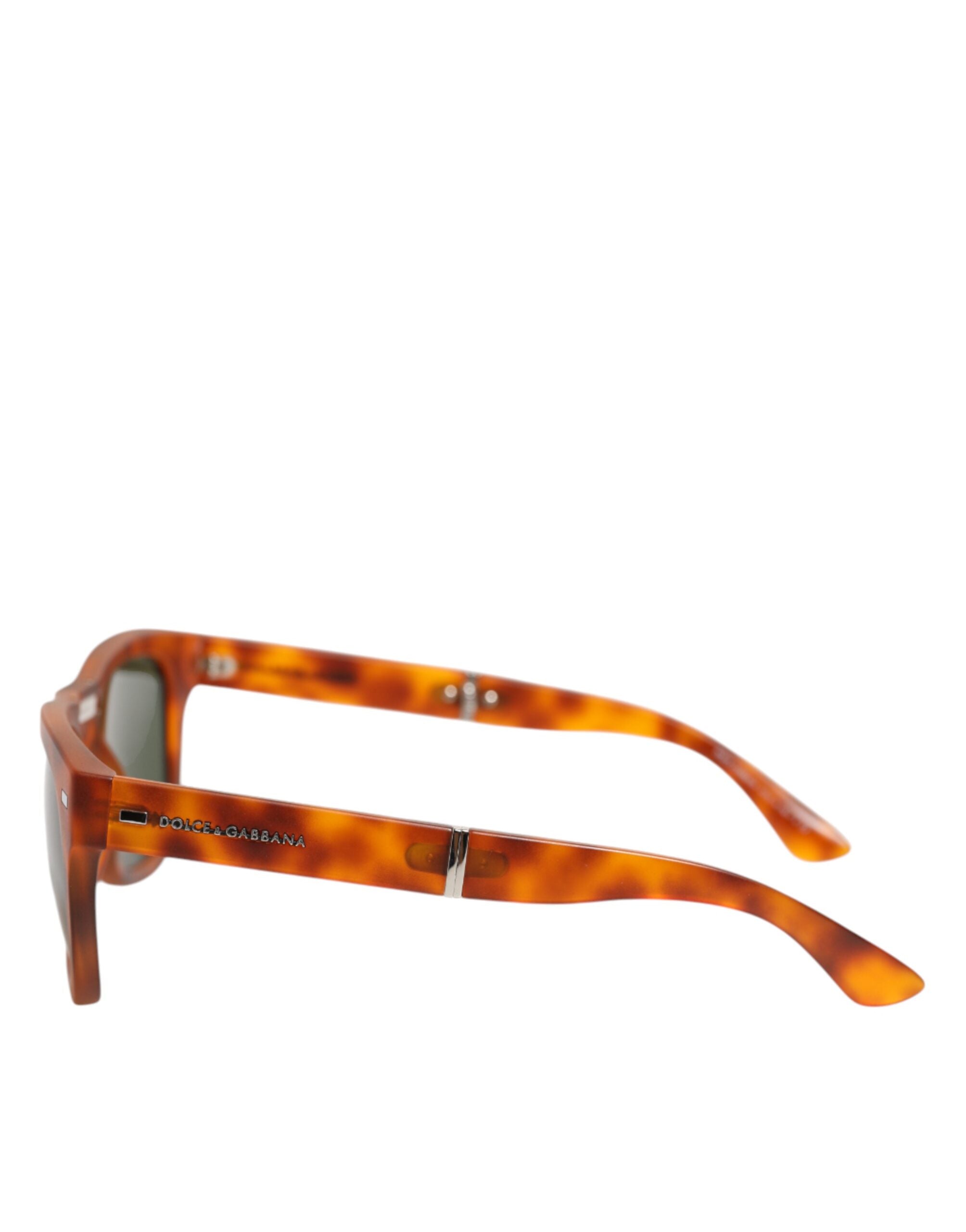 Dolce & Gabbana DG6089 Havana Full Rim Round Lenses Foldable Sunglasses