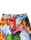 Dolce & Gabbana Multicolor Floral Mid Waist Jogger Pants